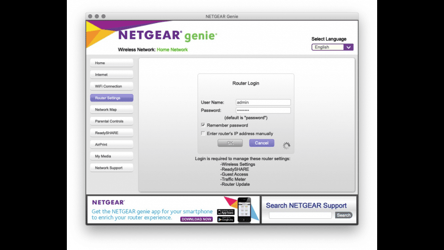 netgear router software for mac